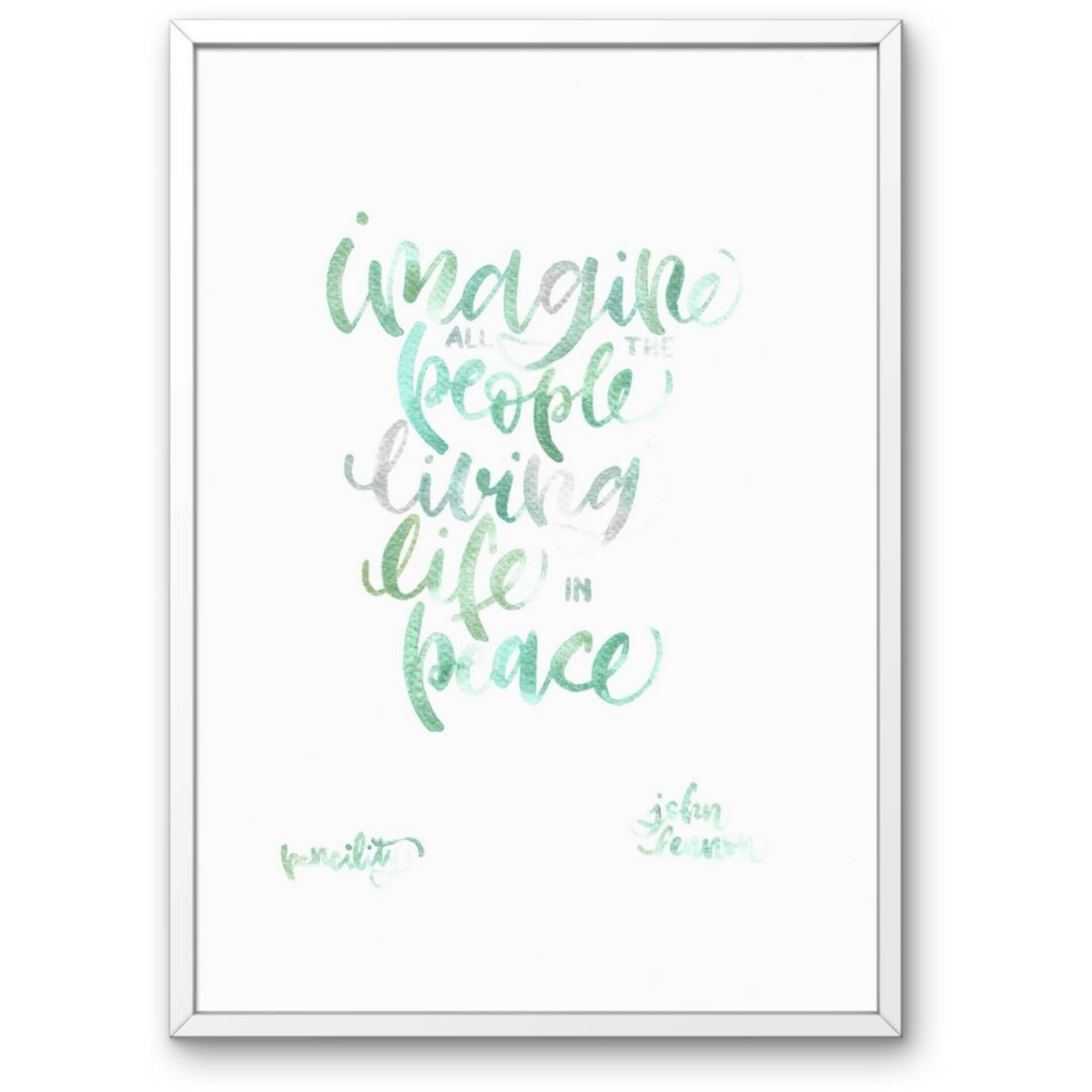 Lámina A4 "Imagine" - 4