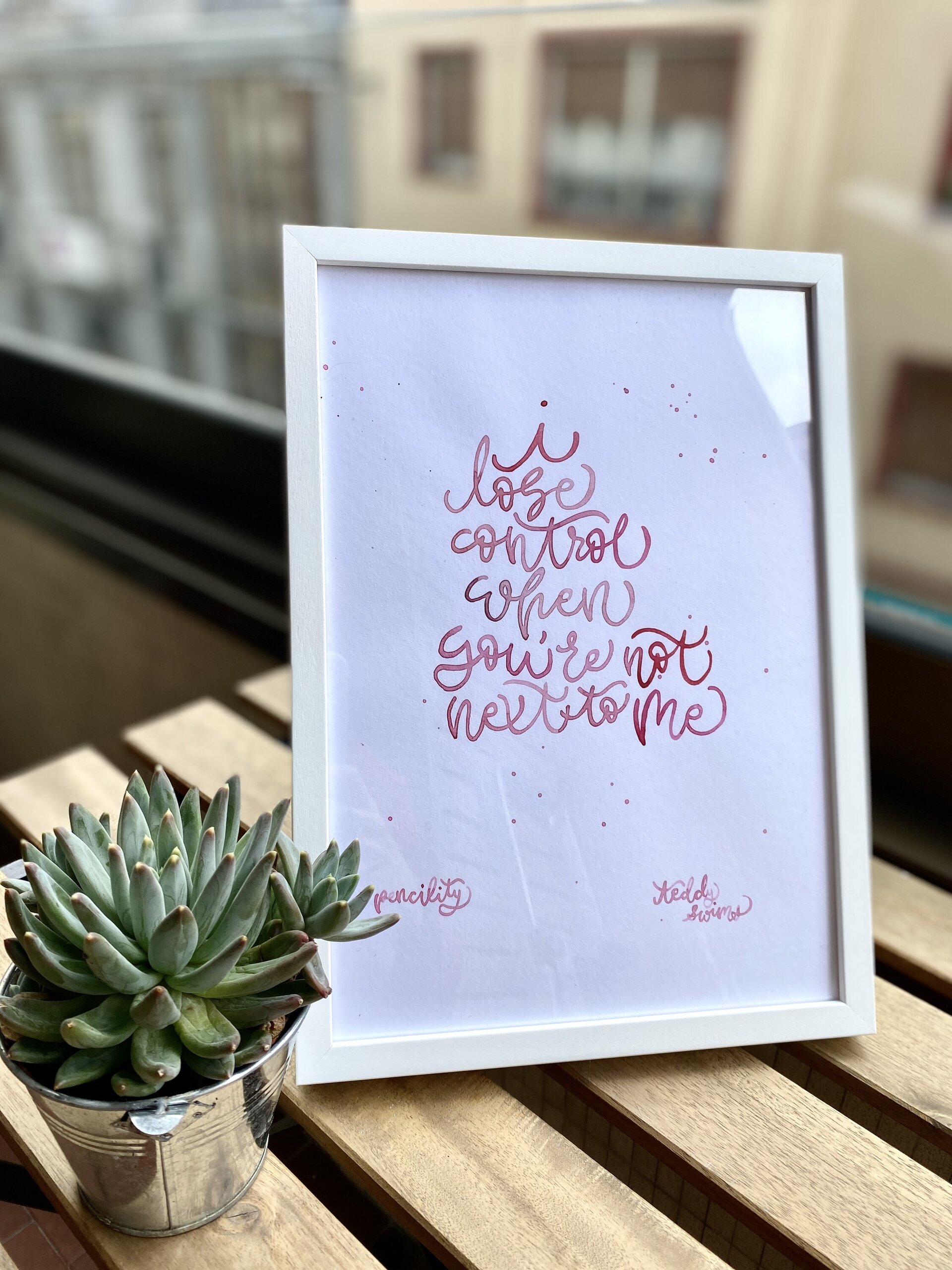 Lámina A4 "Lose control" - 3