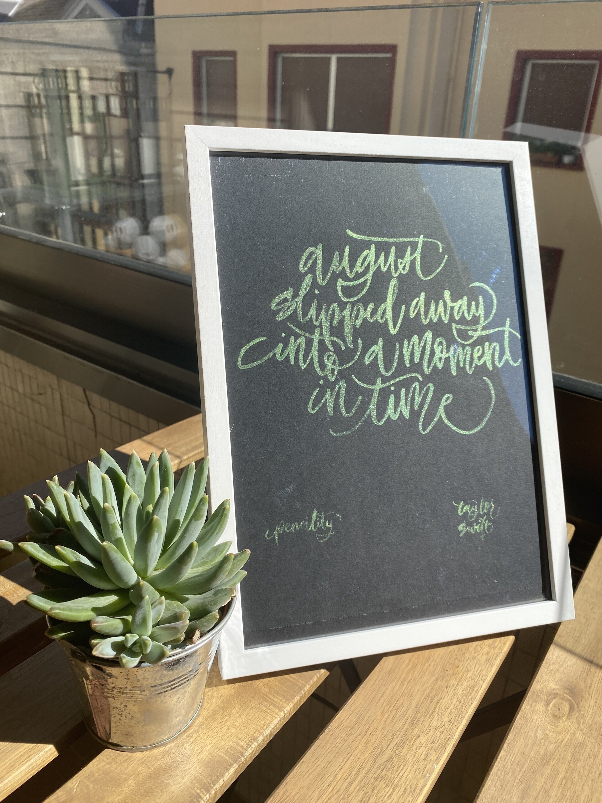 Lámina A4 "August" - 3