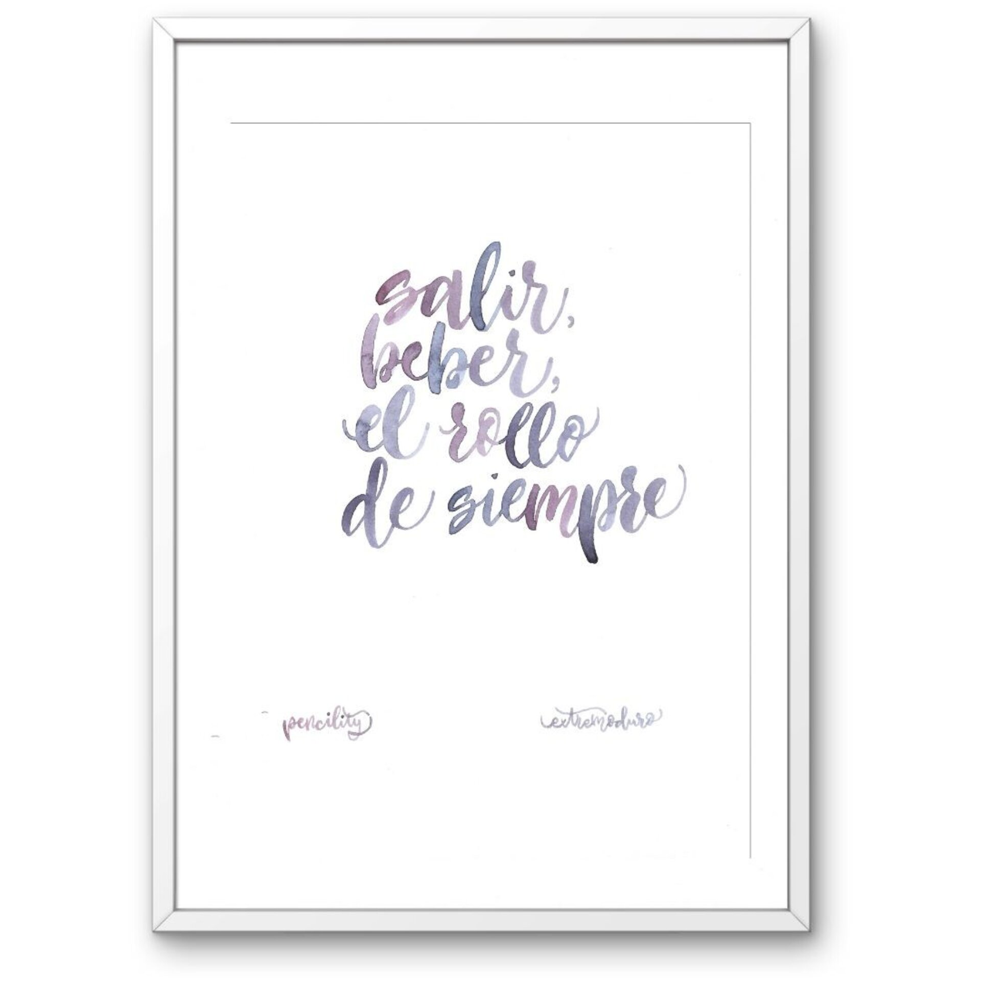 Lámina A4 "Salir, beber" - 4